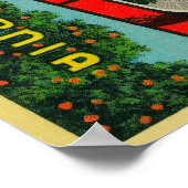 Riverside, Kalifornien - Große Buchstabenszenen Poster (Ecke)