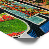 Riverside, Kalifornien - Große Buchstabenszenen Poster (Ecke)