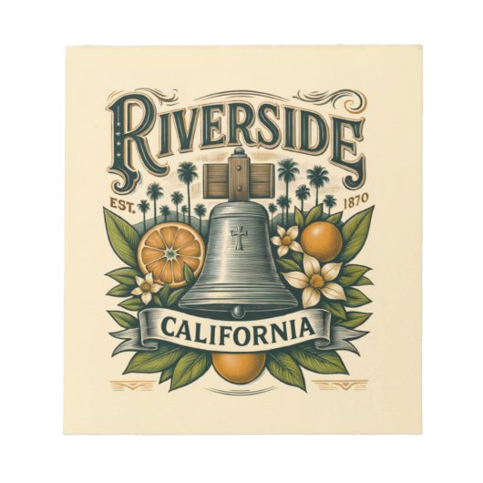 Riverside Kalifornien Notizblock (Vorderseite)