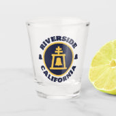 Riverside, Kalifornien Schnapsglas (Vorderseite)