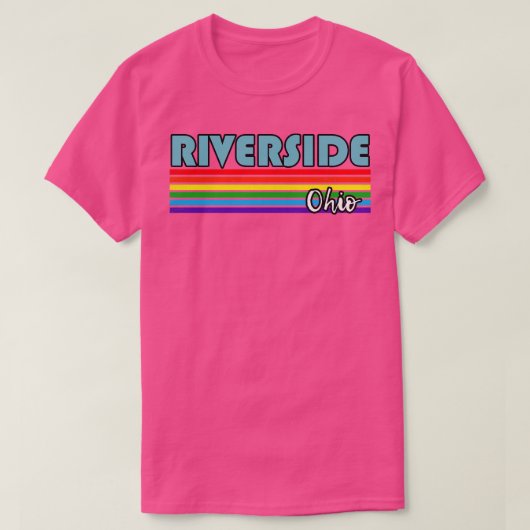 Riverside Ohio Pride Riverside LGBT Geschenk LGBTQ T-Shirt (Design vorne)