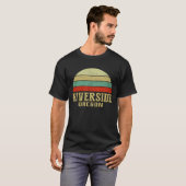 RIVERSIDE OREGON Vintag Retro Sunset T-Shirt (Vorne ganz)
