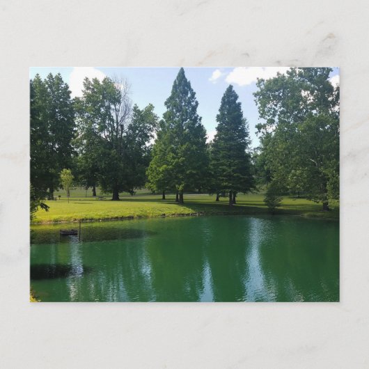 Riverside Park Murphysboro Illinois Landschaftlich Postkarte (Vorderseite)