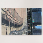 Riverside Park Pier Shadows New York City NYC Puzzle (Horizontal)