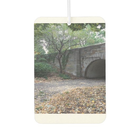 Riverside Park Upper West Side NYC Steinbock Autolufterfrischer (Vorderseite)