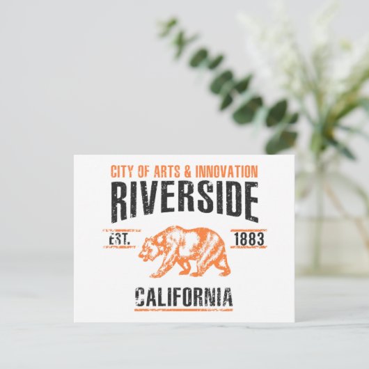 Riverside Postkarte (Stehend Vorderseite)