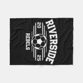 Riverside Rebels Fußball Ll 2025 Fleecedecke (Vorderseite (Horizontal))