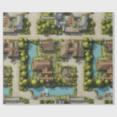 Riverside Serenity RPG Wrapping Paper Geschenkpapier (Flach)