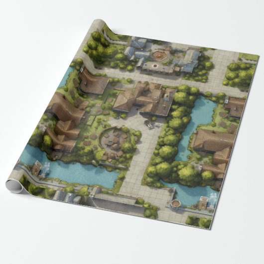 Riverside Serenity RPG Wrapping Paper Geschenkpapier (Ungerollt)