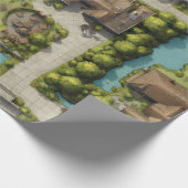 Riverside Serenity RPG Wrapping Paper Geschenkpapier (Ecke)
