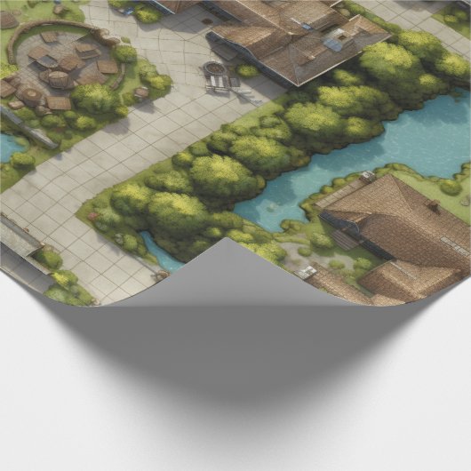 Riverside Serenity RPG Wrapping Paper Geschenkpapier (Ecke)