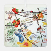 Riverside, Südkalifornien Ornament Aus Metall (Vorderseite)