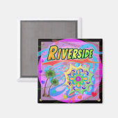 Riverside True Progress Magnet (Vorderseite/Rückseite)