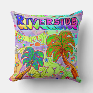 Riverside Vacacation Target Pillow Kissen