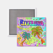 Riverside Vacation Target Magnet (Vorderseite/Rückseite)