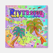 Riverside Vacation Target Magnet (Vorne)