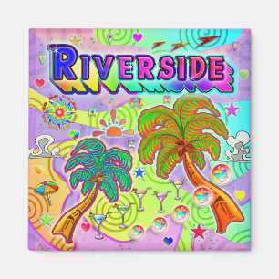 Riverside Vacation Target Magnet