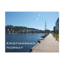 Riverside View in Kristiansand, Norwegen