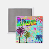 Riverside Vivid Romance Magnet (Vorderseite/Rückseite)