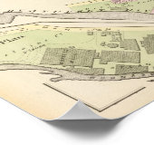 Riverside Woolen Mills Atlas Karte Poster (Ecke)