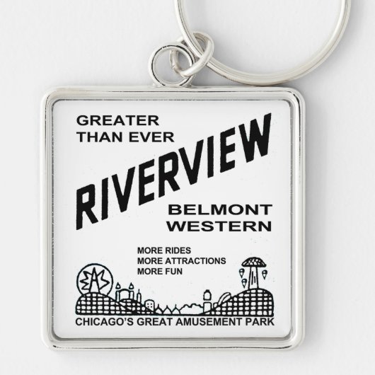 Riverview Amusement Park, Chicago, IL 1904-1967 Schlüsselanhänger (Vorne)