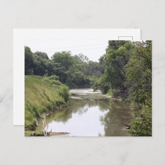 Riverview Postkarte (Vorne/Hinten)