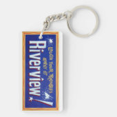 Riverview Vergnügungspark, Chicago, Illinois Schlüsselanhänger (Rückseite)