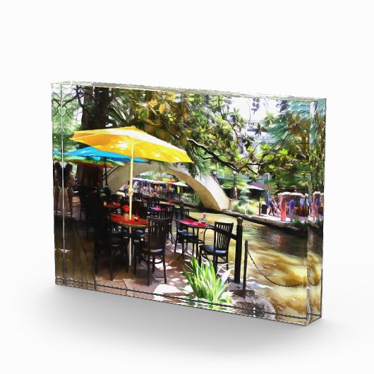 Riverwalk - Akrylblock Fotoblock (Rechts)