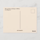 Riverwalk Covered Bridge Littleton New Hampshire Postkarte (Rückseite)