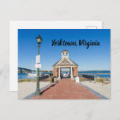 Riverwalk in Yorktown Virginia Postkarte (Vorne/Hinten)