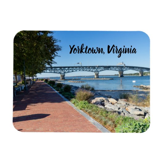 Riverwalk Landing in Yorktown Virginia Magnet (Horizontal)