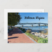 Riverwalk Landing in Yorktown Virginia Postkarte (Vorne/Hinten)