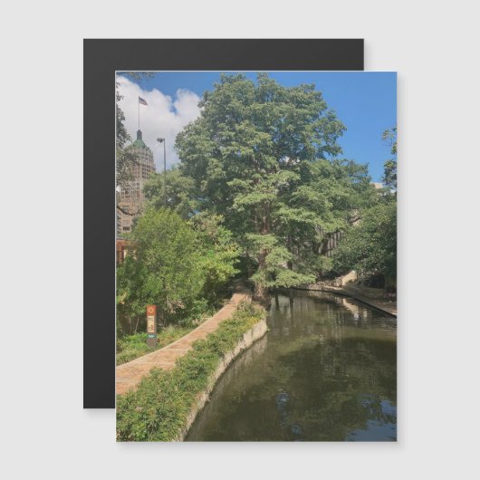 Riverwalk-Magnet Magnetkarte (Vorne/Hinten)