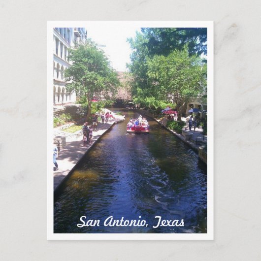 Riverwalk, San Antonio Postkarte (Vorderseite)