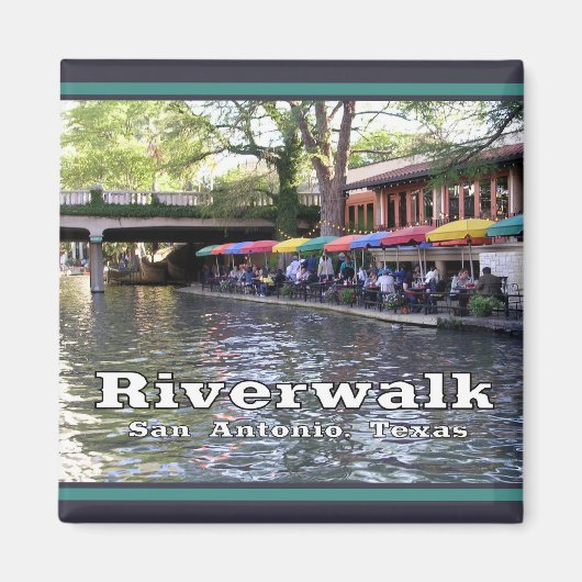 Riverwalk, San Antonio, TEXAS Magnet (Vorne)