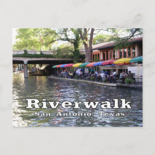 Riverwalk, San Antonio, TEXAS Postkarte