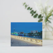 Riverwalk über Tampa Florida Postkarte (Stehend Vorderseite)