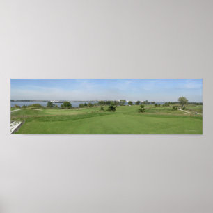 RiverWinds Golfplatz Panorama P.. Poster