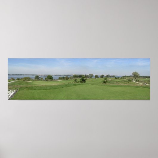 RiverWinds Golfplatz Panorama P.. Poster (Vorne)
