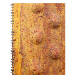 Riveted Metal Foto Notebook Notizblock