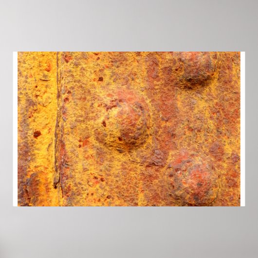 Riveted Metal Poster (Vorne)