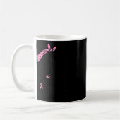 Riveter glaubt Pink Ribbon Brustkrebs Auswarenes Kaffeetasse (Links)