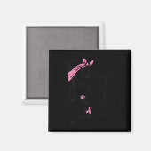 Riveter I Won Awareness Breast Cancer Survivor Wom Magnet (Vorderseite/Rückseite)