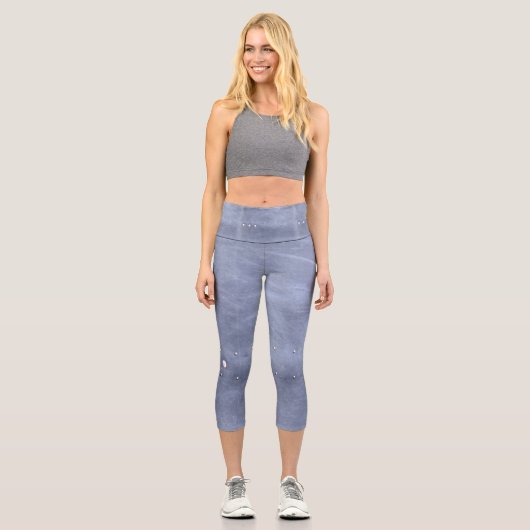 Rivettes Metallmuster auf der Kapsel Capri Leggings (Vorderseite)