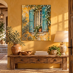 Riviera-Laden-Skizze Kunstprint Poster