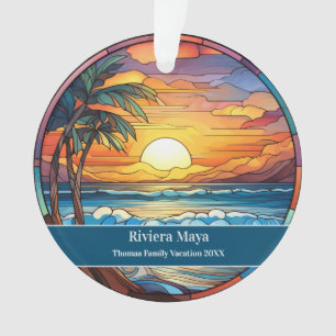 Riviera Maya Beach Urlaub Ornament