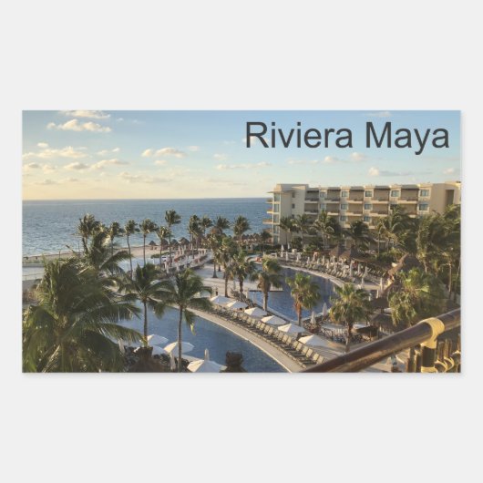 Riviera Maya Cancun Mexiko - Aufkleber für das Rec (Vorderseite)