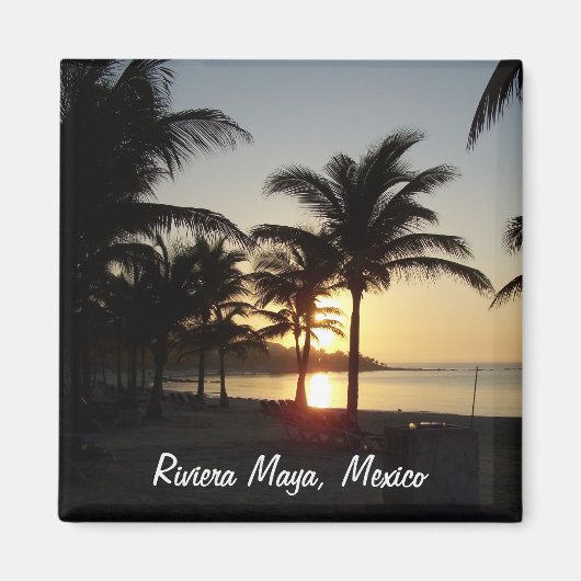 Riviera Maya Cancun Mexiko Karibikmeer-Magnet Magnet (Vorne)