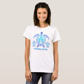 Riviera Maya Mexico Ocean Blue Sea Turtle Souvenir T-Shirt (Vorne ganz)