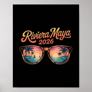 Riviera Maya Mexiko Familienreise Freunde Gruppe U Poster